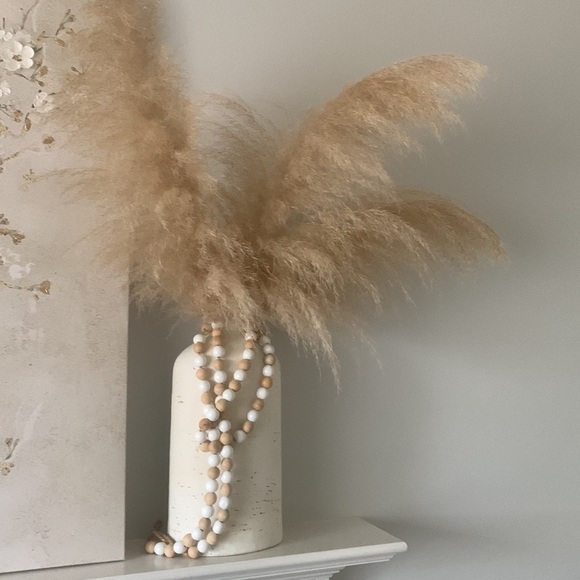 Dried pampas grass 3 pcs tall bohemian‎ fall festival home Decor natural - Picture 2 of 6